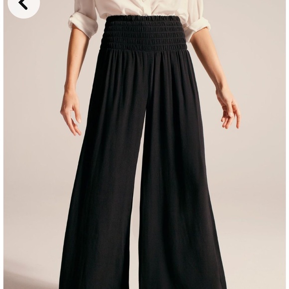 Women's wide leg pants - Picture 1 of 4